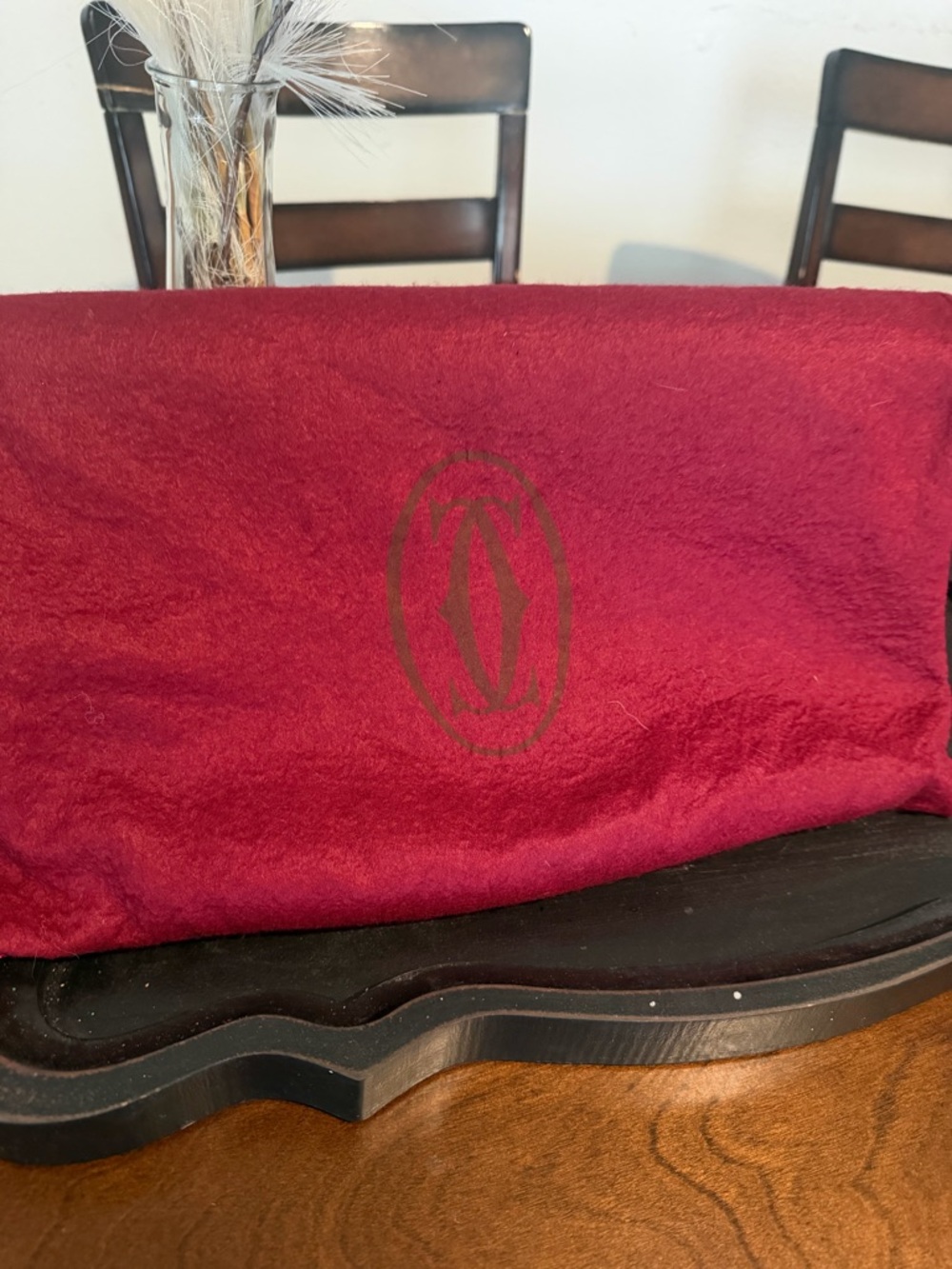 Cartier Women's Crossbody Bag in Burgundy - Picture 7 of 8